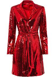 Korte coat met pailletten, BODYFLIRT boutique