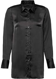 Lange blouse van satijn, BODYFLIRT