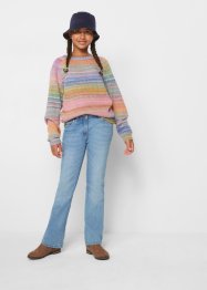Meisjes gebreide trui met space dye effect, bpc bonprix collection