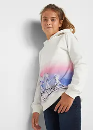 Meisjes hoodie met paardenprint, bonprix