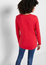 Katoenen longsleeve met kerstmotief, bpc bonprix collection