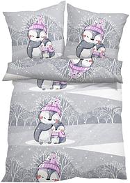 Dekbedovertrek met pinguïn, bpc living bonprix collection