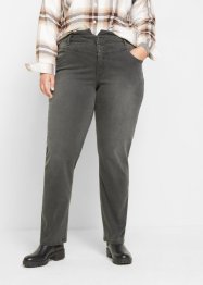 Wide fit corrigerende super stretch jeans, high waist, John Baner JEANSWEAR