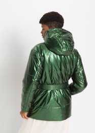 Gewatteerde jas in metallic look, RAINBOW