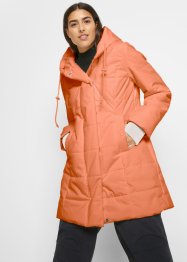 Lange, gewatteerde jas met capuchon van gerecycled polyester, bpc bonprix collection