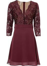 Chiffon jurk met kant, BODYFLIRT boutique