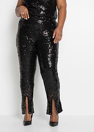 Broek met pailletten, BODYFLIRT boutique