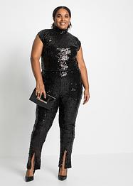 Broek met pailletten, BODYFLIRT boutique