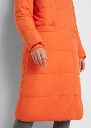 Lange, gewatteerde oversized jas met capuchon van gerecycled polyester, bpc bonprix collection