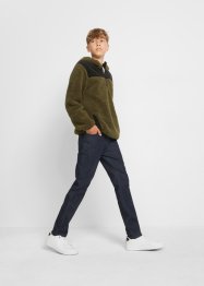 Slim fit jeans met neon details, John Baner JEANSWEAR