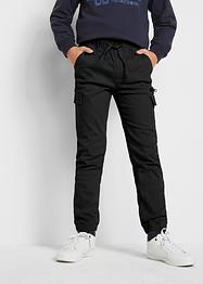Jongens stretch instapbroek met cargozakken, slim fit, John Baner JEANSWEAR