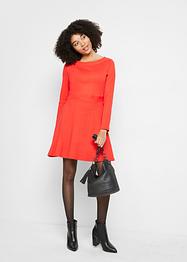 Jersey jurk met boothals, bpc bonprix collection