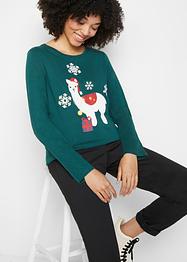 Longsleeve met kerstprint, bpc bonprix collection