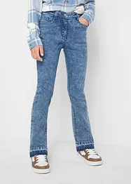 Meisjes stretch jeans, flared, bonprix