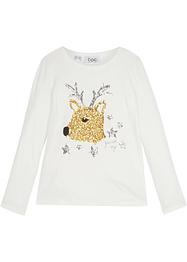 Meisjes longsleeve met pailletten, bpc bonprix collection