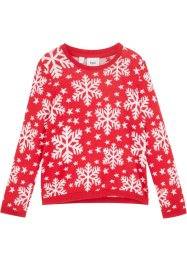 Meisjes gebreide trui met wintermotieven, bpc bonprix collection