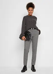 Instapbroek met comfortband, geruit, bonprix
