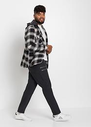 Regular fit stretch broek met decoratieve ritszakken, tapered, RAINBOW