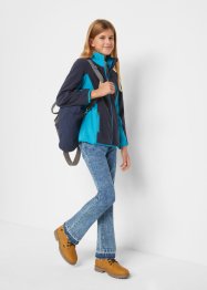 Meisjes fleece vest met contrastdetails, bpc bonprix collection