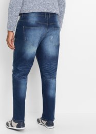 Loose fit stretch jeans, straight, RAINBOW