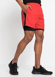 2-laagse sportshort, sneldrogend, bpc bonprix collection