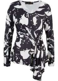 Longsleeve in wikkellook met gerecycled polyester, bpc selection