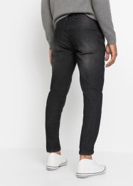 Regular fit stretch jeans, cropped, tapered, RAINBOW