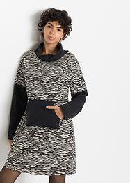 Sweatjurk met animalprint van biologisch katoen, RAINBOW