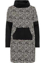 Sweatjurk met animalprint van biologisch katoen, RAINBOW