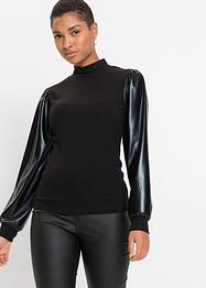 Longsleeve met gecoate mouwen, RAINBOW