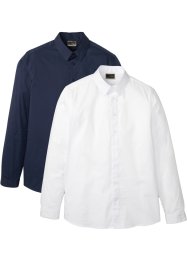 Business overhemd, slim fit (set van 2), bpc selection
