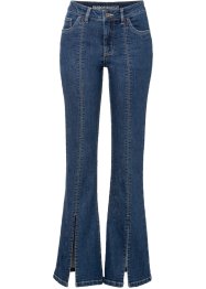 Bootcut jeans met splitten en biologisch katoen, RAINBOW