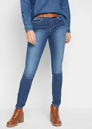 Skinny mid waist stretch jeans, bonprix