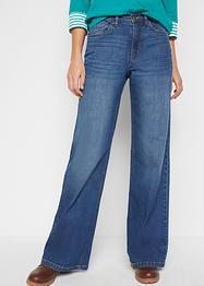 Wide fit stretch jeans met biologisch katoen, John Baner JEANSWEAR