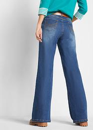 Wide fit stretch jeans met biologisch katoen, John Baner JEANSWEAR