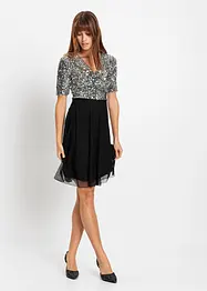 Minijurk met pailletten, bonprix