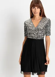Minijurk met pailletten, bonprix