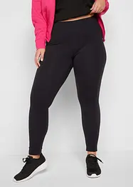 Ultrazachte sportlegging met zakken opzij, cropped, bonprix