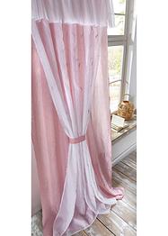 2-laags gordijn met glans en embrasse (1 stuk), bpc living bonprix collection