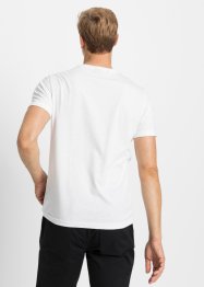 T-shirt met V-hals (set van 5), bpc bonprix collection