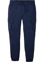Regular fit stretch instapbroek met cargozakken, straight, RAINBOW