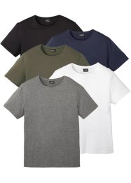 T-shirt (set van 5), bpc bonprix collection