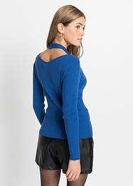 Trui met halterbandjes en kabelpatroon, BODYFLIRT boutique