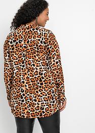 Gedessineerde, lange blouse van viscose, BODYFLIRT