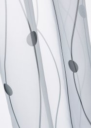 Transparant gordijn met golvend patroon (set van 2), bpc living bonprix collection