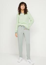 Broek van punto di roma met tunnelkoord, bpc bonprix collection