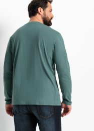 Henley shirt (set van 2), lange mouw, bpc bonprix collection