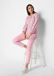 Katoenen tuniekblouse met smokwerk, bpc bonprix collection