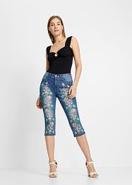 Capri jeans met borduursel, BODYFLIRT boutique