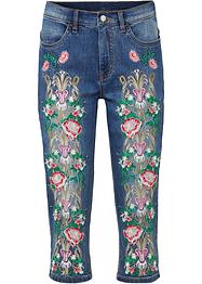 Capri jeans met borduursel, BODYFLIRT boutique